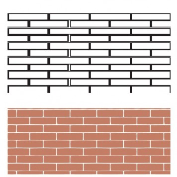 Трафарет Ceresit Visage London Brick, 15шт (13,73 кв.м), упак-0