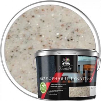 Dufa Creative Mramor - Мраморная (мозаичная) штукатурка для внутренних и наружных работ, в ассортименте, 15кг-2