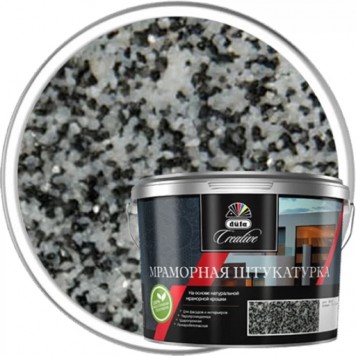 Dufa Creative Mramor - Мраморная (мозаичная) штукатурка для внутренних и наружных работ, в ассортименте, 15кг-4