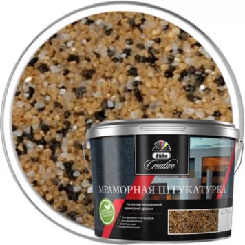 Dufa Creative Mramor - Мраморная (мозаичная) штукатурка для внутренних и наружных работ, в ассортименте, 15кг-5