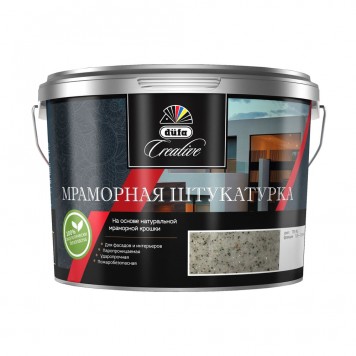Dufa Creative Mramor - Мраморная (мозаичная) штукатурка для внутренних и наружных работ, в ассортименте, 15кг-0