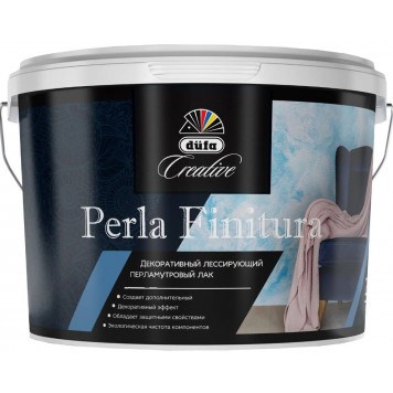 Dufa Creative Perla Finitura ARGENTO - лак декоративный лессирующий перламутровый, 1-2,5 л-0