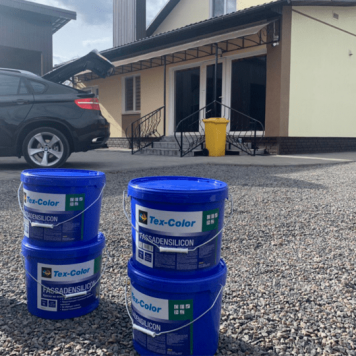 Tex-Color Fassadensilicon - Фасадная силиконовая краска высшего качества, 15л, РФ-2