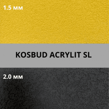 Kosbud Acrylit SL - Фасадная силиконовая штукатурка "Барашек"/"Короед", 25 кг, Польша-1