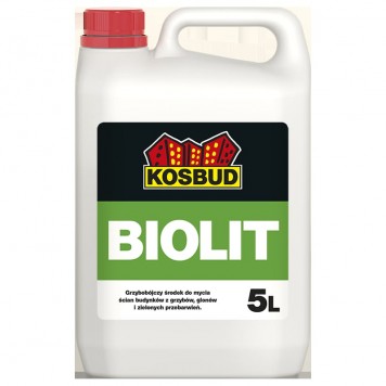 Kosbud Biolit - Средство для удаления грибков и лишайников, 5л, Польша-0