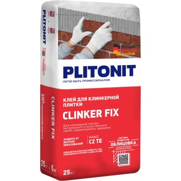 PLITONIT Clinker Fix - Смесь сухая облицовочная клеевая, 25 кг, РФ-0