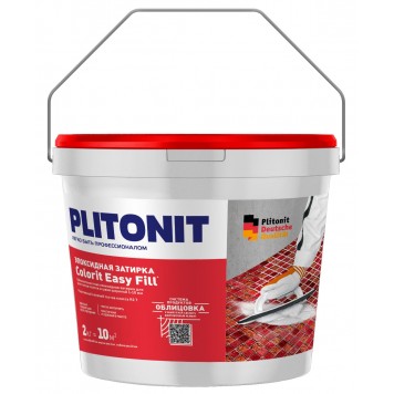PLITONIT Colorit Easy Fill - Трёхкомпонентная эпоксидная затирка, 2 кг цвета в ассортименте-0