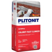 PLITONIT COLORIT FAST CLINKER - Смесь сухая шовная, 25 кг, РФ цвет в ассортименте