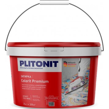 PLITONIT СOLORIT PREMIUM - Эластичная затирка с армирующими волокнами, 2 кг цвет в ассортимент-0