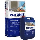 PLITONIT ГидроЭласт 2К - Эластичная двухкомпонентная гидроизоляция, 25 кг и 8 л, РФ