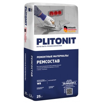 PLITONIT РемСостав - Быстротвердеющий ремонтный состав, 25 кг, РФ-0
