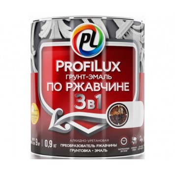 Profilux Грунт-эмаль - Грунт эмаль по ржавчине 3 в 1, 0,9 кг-0