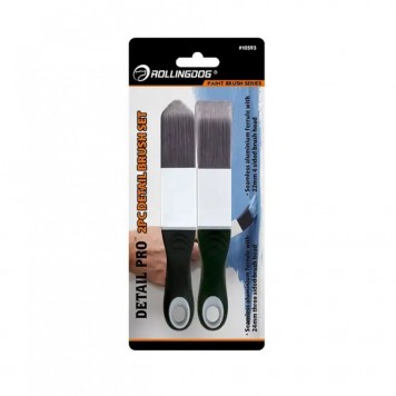 ROLLINGDOG - Две кисти малярные, треугольная и трапецевидная, 22-24 мм-2