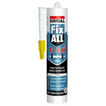 Soudal Fix All Flexi - Однокомпонентный клей-герметик, 290 мл, Бельгия-0