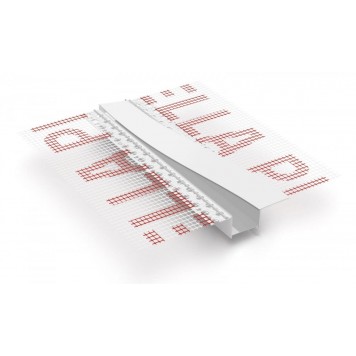 Bella Plast BP 11 H3 NS - Рустовочный фасадный профиль с крышкой и сеткой, 30*20*3000мм, Польша-0