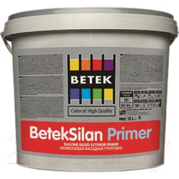 BETEK Silan Primer - Пигментированная силиконовая грунтовка, 15 л, Турция.-0