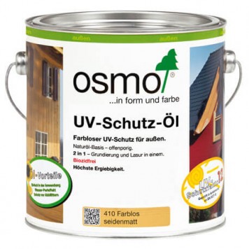 OSMO UV Schutz oil 410 - Защитное масло с УФ-фильтром без биоцидов  0,75-2,5 литра, Германия-0