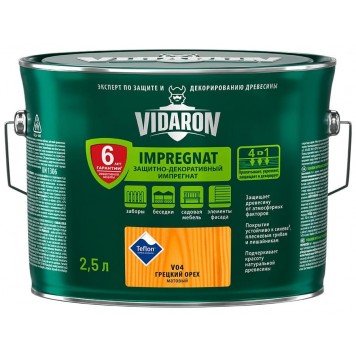 Vidaron Impregnat - Защитно-декоративная пропитка для дерева, 2,5 л, Польша-0