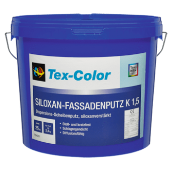 Tex-Color Siloxan Fassadenputz - Силоксановая декоративно-защитная штукатурка, фактура K15, K20, R15, R20 в ассортименте, 25кг-0