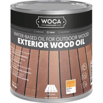 WOCA Exterior Wood Oil - Масло на водной основе для террас и фасадов, в ассортименте, 0,75-2,5 л, Дания-0