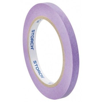 Storch Das Linierband Schonende 9 мм*50 м - Тонкая, влагостойкая малярная лента 9 мм, для создания рустов и тонких кантов, Германия-0