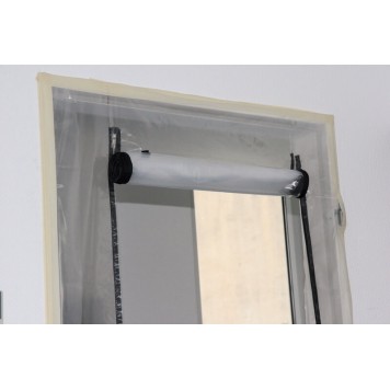 Storch Folientür mit Reißverschluß - Временная дверь U-тип с молнией 220*120 см, многоразовая, Германия.-0