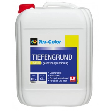 Tex-Color Tiefgrund LF - Грунтовка глубокого проникновения на акриловой основе, концентрат 1:3, 10 л., РФ-0