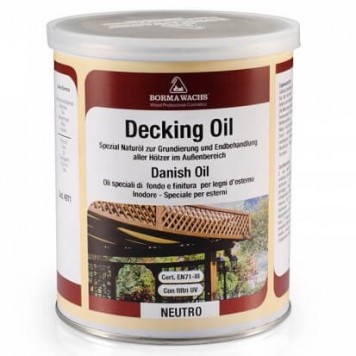 Borma Decking Oil - Датское масло (палубное масло), глянец, 1-20 литров, Италия-0
