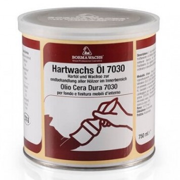 Borma Hardwax oil 7030 - Масло-воск, 0,75-20 литров, Италия-0
