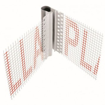 Bella Plast BP 16 - Деформационный V-образный профиль для фасадов, 2500 мм, Польша-0