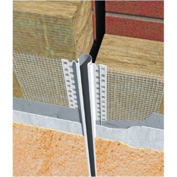 Bella Plast BP 15 - Деформационный Е-образный профиль для фасадов 2500 мм, Польша-1