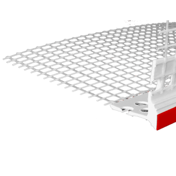 Profil Systems - Профиль капельник ПВХ универсальный с сеткой, 2.5м, РФ-0
