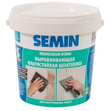 Semin Hercule - Ремонтно-реставрационная влагостойкая шпатлевка, 1,5 -15 кг, РФ-0