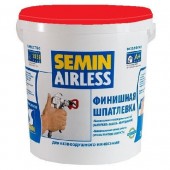 Semin Airless Classic (Красная крышка) - Мягкая шпатлевка для безвоздушного нанесения, до 3-х мм, 25 кг, РФ