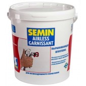 Semin Airless Garnissant - Выравнивающая шпатлевка для безвоздушного нанесения, до 7 мм, 25 кг, РФ