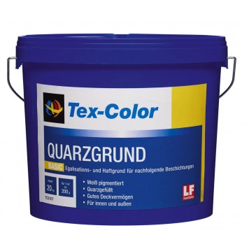 Tex-Color Quarzgrund - Профессиональная грунтовка с мелким кварцевым песком, под декоративную штукатурку, 20 кг-0