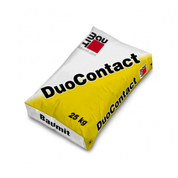 Baumit DuoContact - Штукатурный состав для приклеивания плит из пенополистирола и минеральной ваты, зерно до 1мм, 25 кг, РФ-0