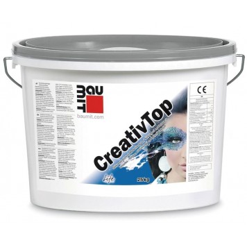 Baumit CreativTop - Декоративная моделируемая силиконовая штукатурка, фактура в ассортименте, 25 кг, Австрия-0