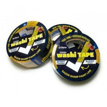 Blue Dolphin Washi - Малярная лента на японской рисовой бумаге, 25-48 мм*50 м, Польша.-0