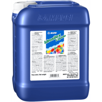 MAPEI IDROSILEX LIQUIDO -  Гидроизоляционная добавка (жидкость) для цементных растворов, 25 кг, Италия-0