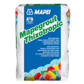 Mapei Mapegrout Tixotropic - Безусадочная смесь тиксотропного типа с полимерной фиброй для ремонта бетона, 25 кг, РФ