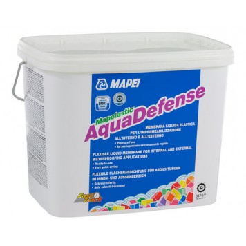 MAPEI MAPELASTIC AQUADEFENSE - Cверх быстросхватывающаяся жидкая эластичная гидроизоляция, 3,5-15 кг, Италия-0