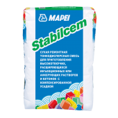 Mapei Stabilcem - Расширяющееся цементное вяжущее с очень высокой подвижностью для приготовлении инъекционных растворов,20 кг, РФ
