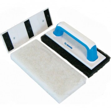 Mapei Kit per Pulizia Fughe - Набор для очистки остатков затирки (шпатель + 2 сменных блока), Италия-0