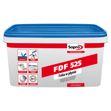 Sopro FDF 525 - Гидроизоляция для влажных помещений, для внутренних работ, 3-20кг, Германия-0