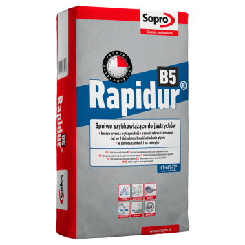 Sopro Rapidur B5 – Специальный вяжущий раствор для производства быстротвердеющих стяжек, 25 кг, Германия.-0