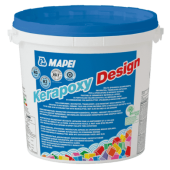 MAPEI Kerapoxy Design - Эпоксидная мелкозернистая фуга и клей для плитки R2T, шов 1-7мм, 3 кг, Италия