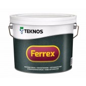 Teknos Ferrex - Антикоррозионная краска для металла, 1-3 литра, Финляндия