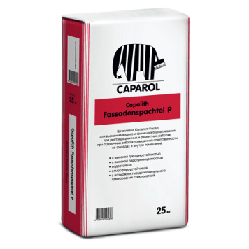 Capalith Fassadenspachtel P (Капалит Фасад) - Реставрационная шпатлевка фасадная, бежевая, 25кг, РБ-0