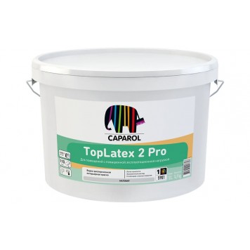 Caparol TopLatex 2 Pro Base 1 - Тонкослойная краска для внутренних работ, 10л, Германия-0